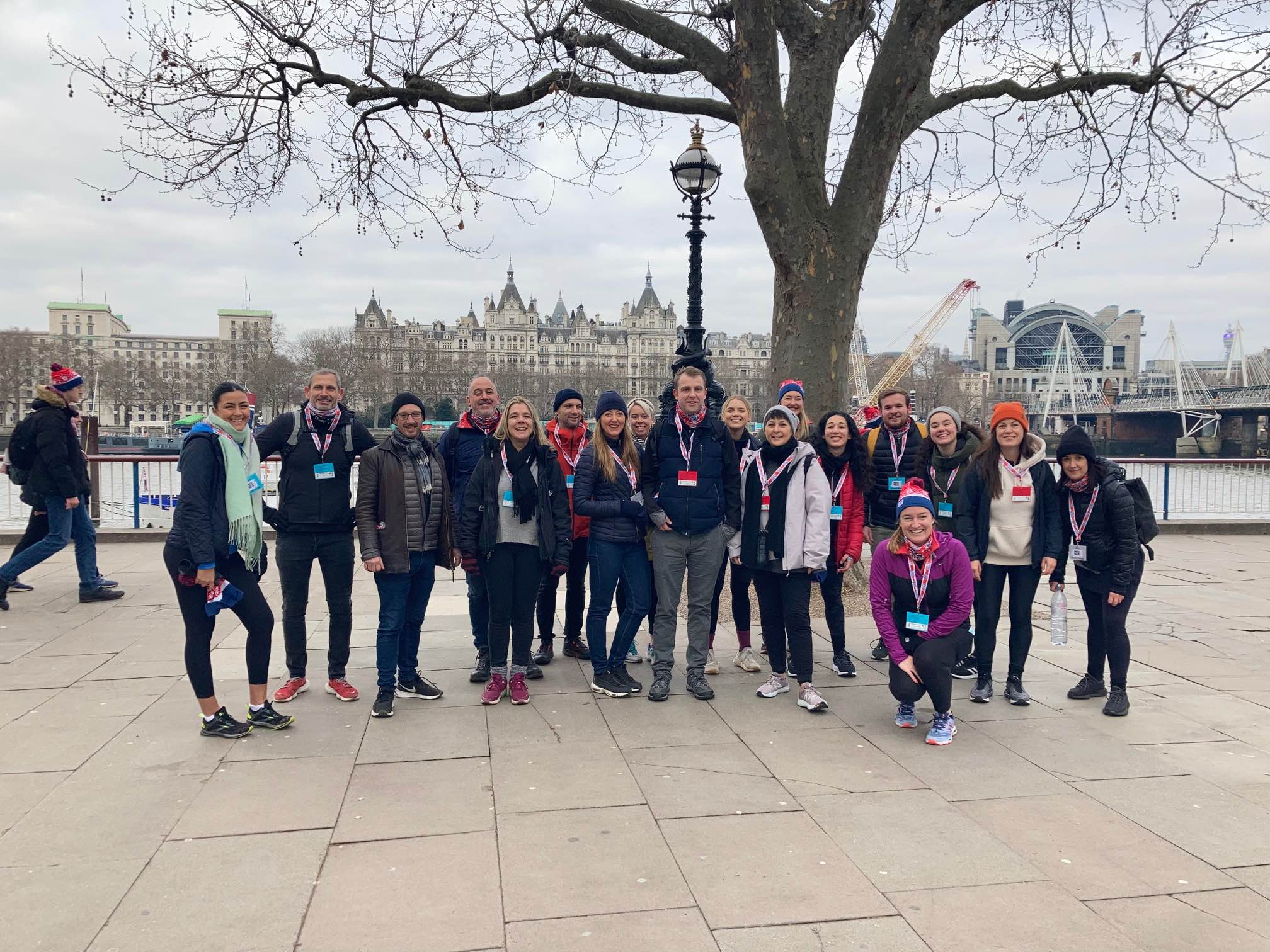 MCM team picture by the River Thames